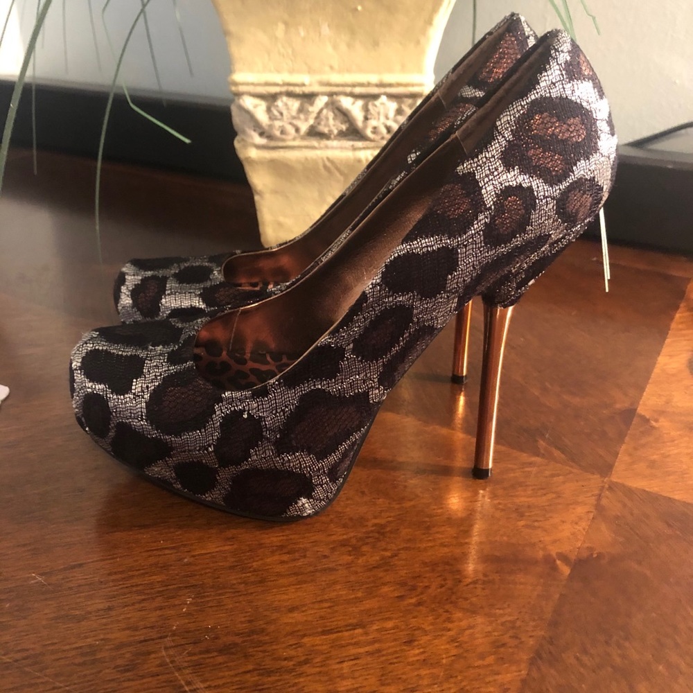 Cheetah high heels